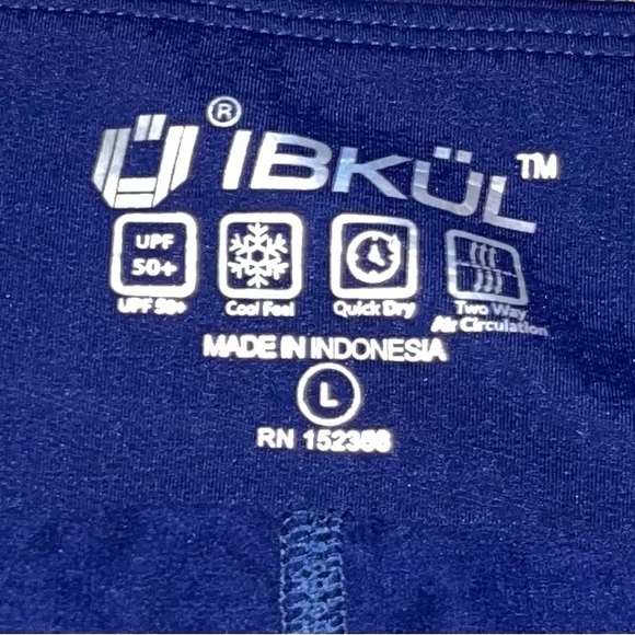 IBKUL Womens Golf Pickleball Skirt SKORT L Blue - Picture 3 of 3